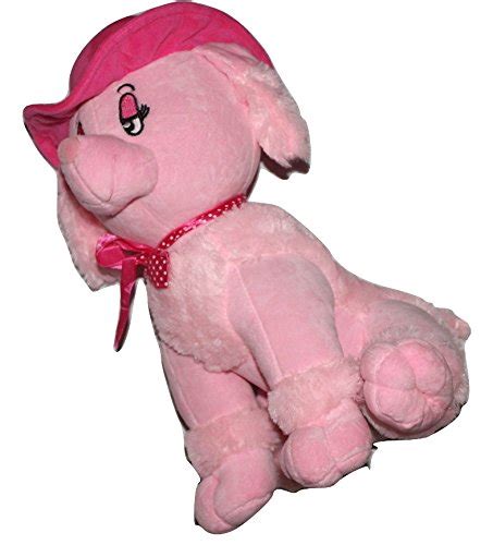 Buy Generic Soft toy Fancy Lady dog pink colour with hat Online at Low ...
