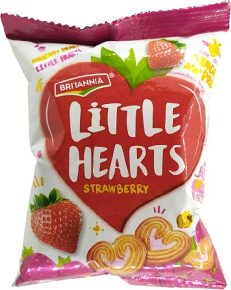 BRITANNIA Little Hearts Strawberry Bakery Biscuit Price in India - Buy ...