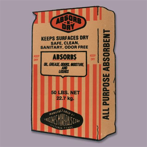 Pallet of Floor Dry Clay Based Absorbent - 50 x 50 lb Bags - FLAB50/P