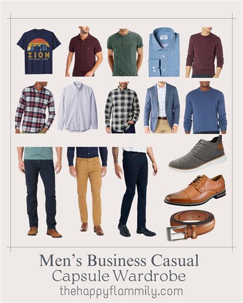 Business Casual Wardrobe Essentials for Men 的图像结果