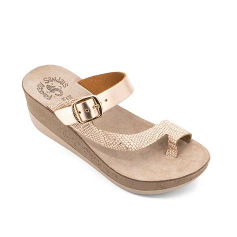 Anatomic Women Leather Platforms Fantasy S5000 Felisa, Bronze