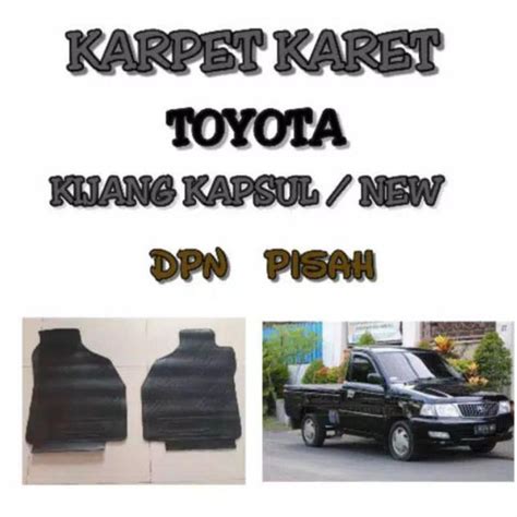 Jual karpet karet alas lantai mobil pick up kijang kapsul - Kota ...