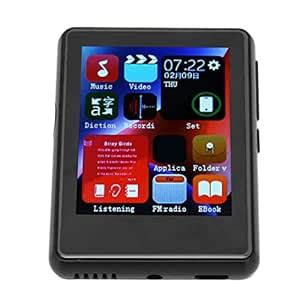 Full Touch Screen Music Player, MP3 Player Support Recording Compact HD ...