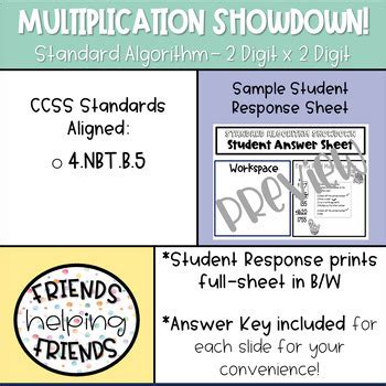 Multiplication Using Algorithm 4th Grade 的图像结果