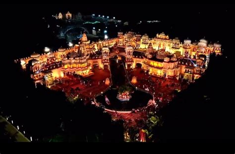 Second Day of Shrinathji Flag Hoisting at Vrindavan Dham, Rajkot ...