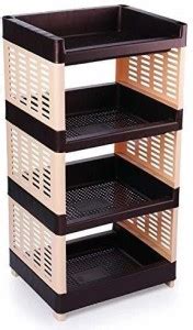 AK HUB Utensil Kitchen Rack Plastic Multipurpose Use 4 Compartments ...