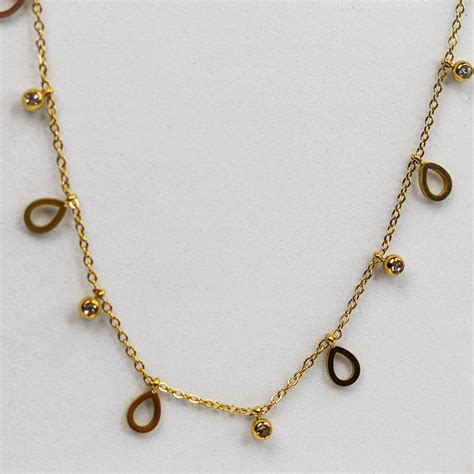 Golden Drop Necklace – Adorniq Jewellery