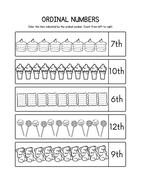 Image result for Ordinal Numbers Word