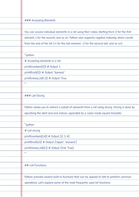 Image result for Functions of List in Python Program Example