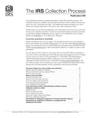 Irs Publication 594 Rev 4 2012 Form - Fill and Sign Printable Template ...