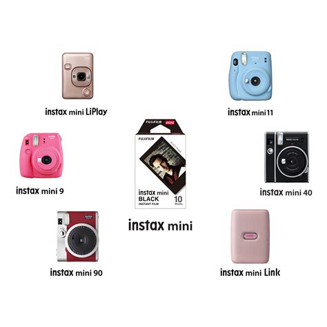 Instax mini designer film- Black frame (10 sheets) – Fujifilm Instax