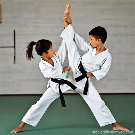 Karate Dojo Sports Kit Mockup | Stable Diffusion Online