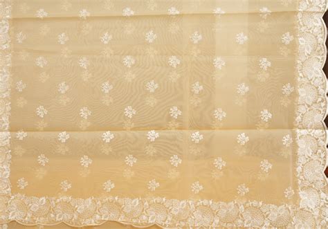 Mango Yellow Semi Organza Saree With Machine Embroidery |Desically Ethnic