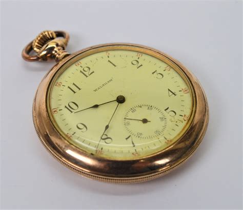 Antique American Waltham Watch Co. Circa 1901 Brass Pocket Watch W ...