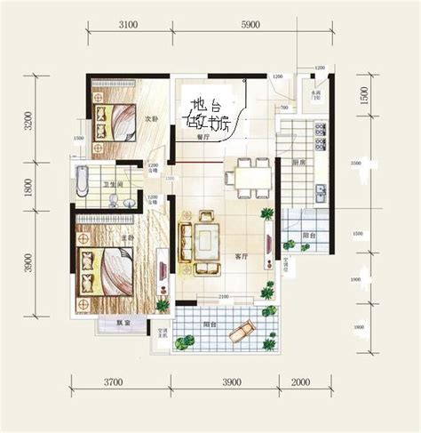 90平米两室一厅平面图,两室一厅最佳户型图,90平米两室一厅图(第4页)_大山谷图库