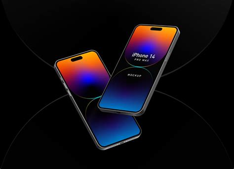 Free 14 Pro MAX iPhone Mockup | Free PSD Templates