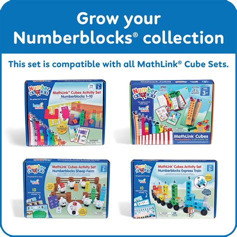 hand2mind Numberblocks Express Train MathLink Cubes India | Ubuy
