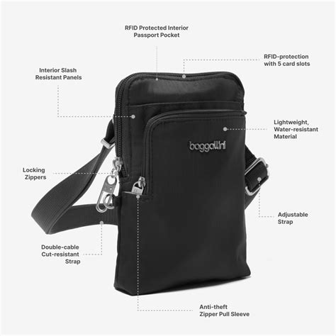 Activity Anti-Theft Crossbody Bag | Securtex