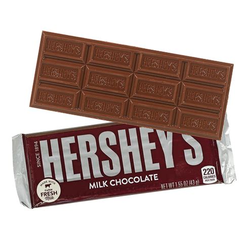 432 Pcs Hershey's Chocolate Bars 1.55oz Milk Chocolate Candy Bars in Bulk