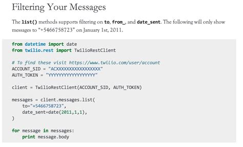 Twilio SMS Python 的图像结果