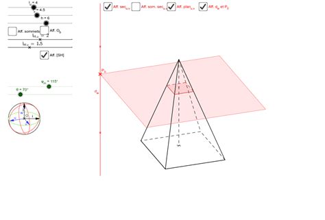 Image result for GeoGebra Pyramide