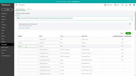 Image result for QuickBooks Desktop Add Account Numbers