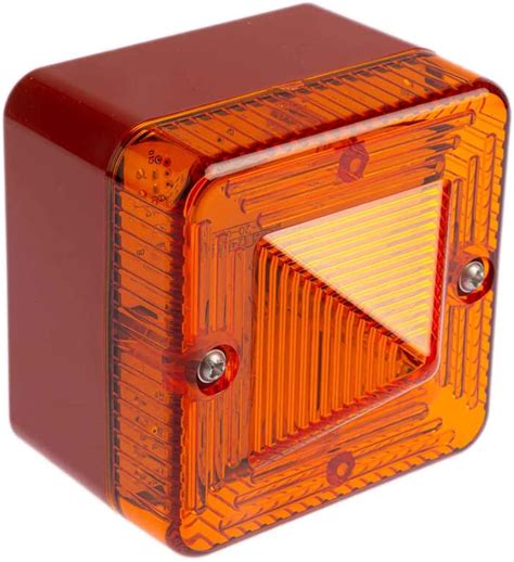 L101XDC024BR/A e2s | e2s L101X Series Amber Flashing Beacon, 24 V ac/dc ...