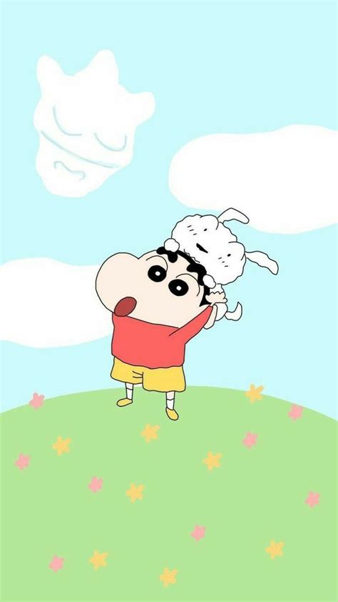 Shin Chan & Shiro ° | Cool wallpapers cartoon, Cute cartoon wallpapers ...