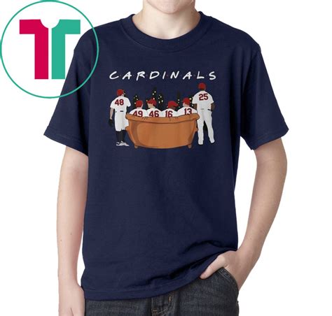 Friends tv show st louis cardinals shirt