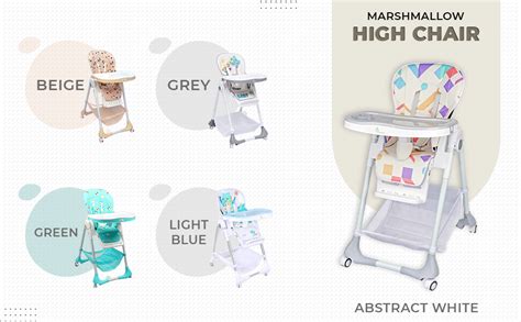 Buy R for Rabbit Marshmallow High Chair for Baby, Multiple Recline ...