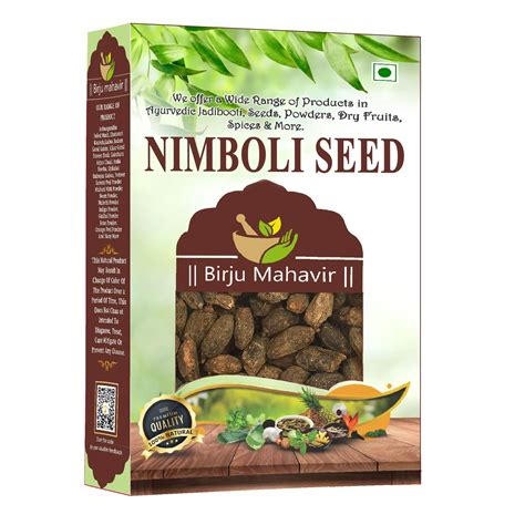 BrijBooti Neem Seeds for Eating - Neem Niboli Sabut - Neem Nimboli - Brijbooti