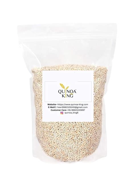 QUINOA KING Pearl Barley Seeds, 5 Kg [Jau] | Contains Fiber | Provides ...