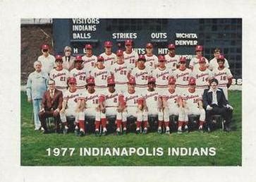 1977 Indianapolis Indians #1 Team Photo | Trading Card Database