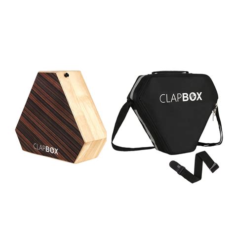 Clapbox Travel Cajon (2-sided), Snare, Bongo - Rubber wood with Carry ...