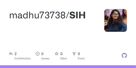 Sih GitHub Profile 的图像结果