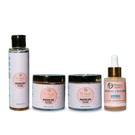 Masoor Dal & Milk Face Combo – Flower Organics