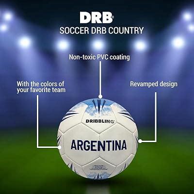 Buy DRB DRIBBLING Soccer Ball Countries - Size N° 5 - Machine Sewed ...