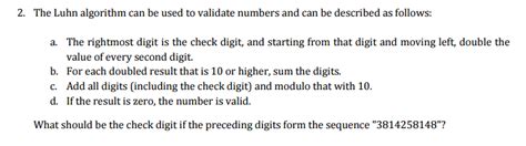 Numbers Using Luhn Check 的图像结果
