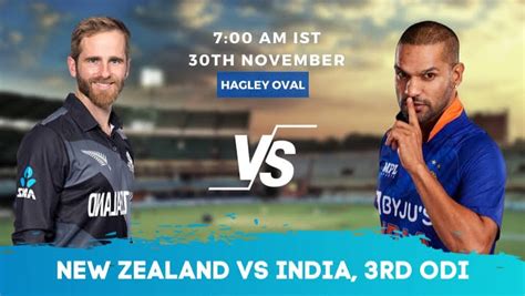 NZ vs IND 3rd ODI Dream11 Prediction, Fantasy Tips, Pitch Report ...
