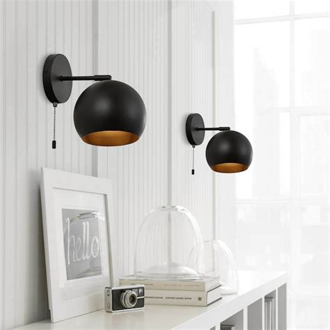 JONATHAN Y Tierra Iron Mid-Century 7-in W 1-Light Oil-Rubbed Black ...