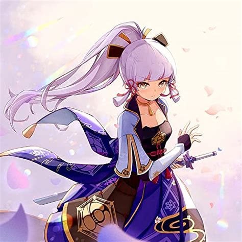 Genshin Impact Anime Girls Kamisato Ayaka Genshin Impact Matte Finish ...