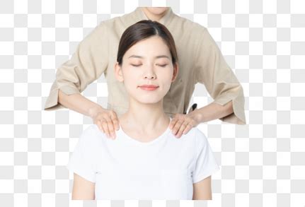 女性肩颈按摩元素素材下载-正版素材401449132-摄图网