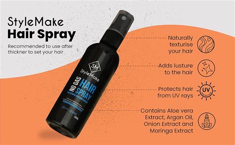 Buy StyleMake Thickener Hair Loss Concealer with Hair Spray - Hair ...