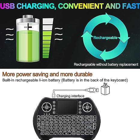 Image result for EasyTone Backlit Mini Wireless Keyboard Receiver Replacement
