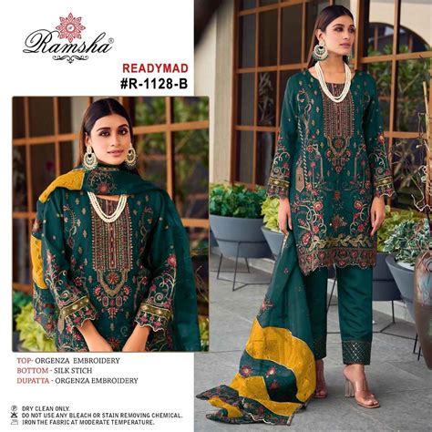 Ramsha R 1128 Ready Made Pakistani Salwar Suits Collection