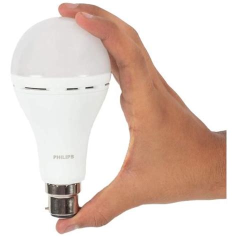 Philips Rechargeable Emergency Inverter Bulb - 9 Watt, Cool Daylight ...