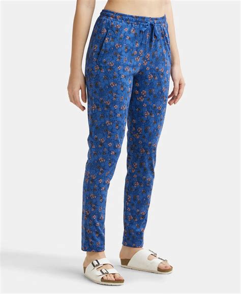 Buy Super Combed Cotton Relaxed Fit Printed Pyjama with Side Pockets ...