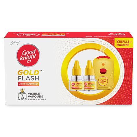 Buy Good Knight Gold Flash Mosquito Repellent Refill, 90 ml (2 x 45 ml ...