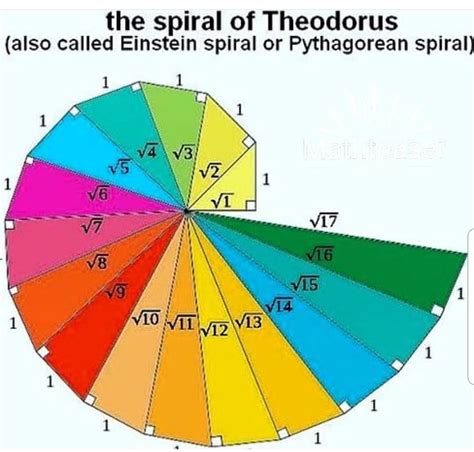 Geometry Pythagorean Spiral