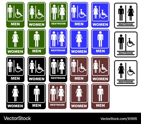 Restroom Sign Vector 的图像结果